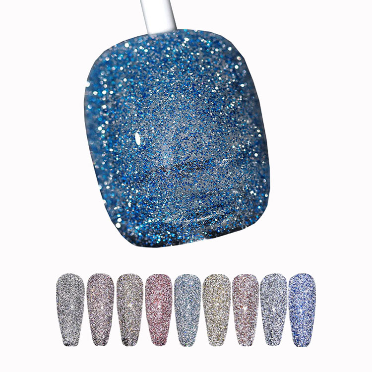 Glitterare color mutata disco gel Poloniae