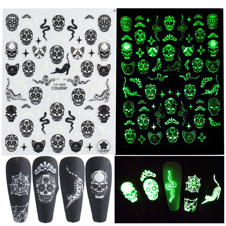 Halloween Luminous Nail Libelli