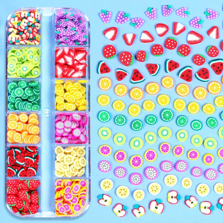 Nail Art Fructus Slices