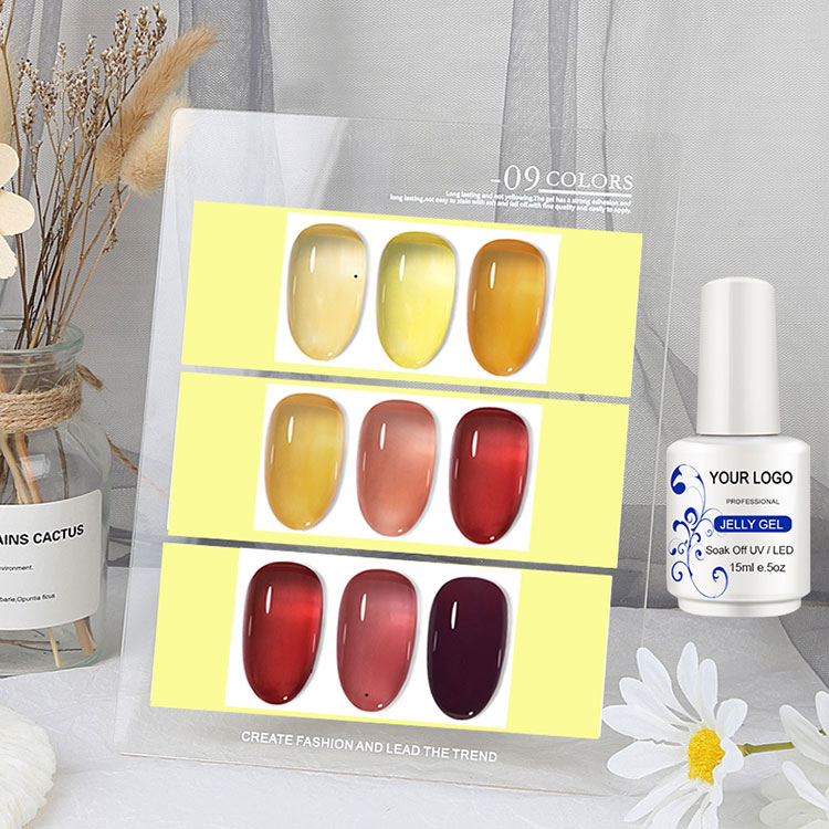 Nail artis ipsum glacies gelata gel Poloniae