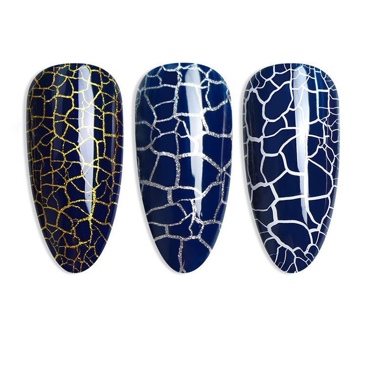 Sliver et aureum primario crack gel Poloniae