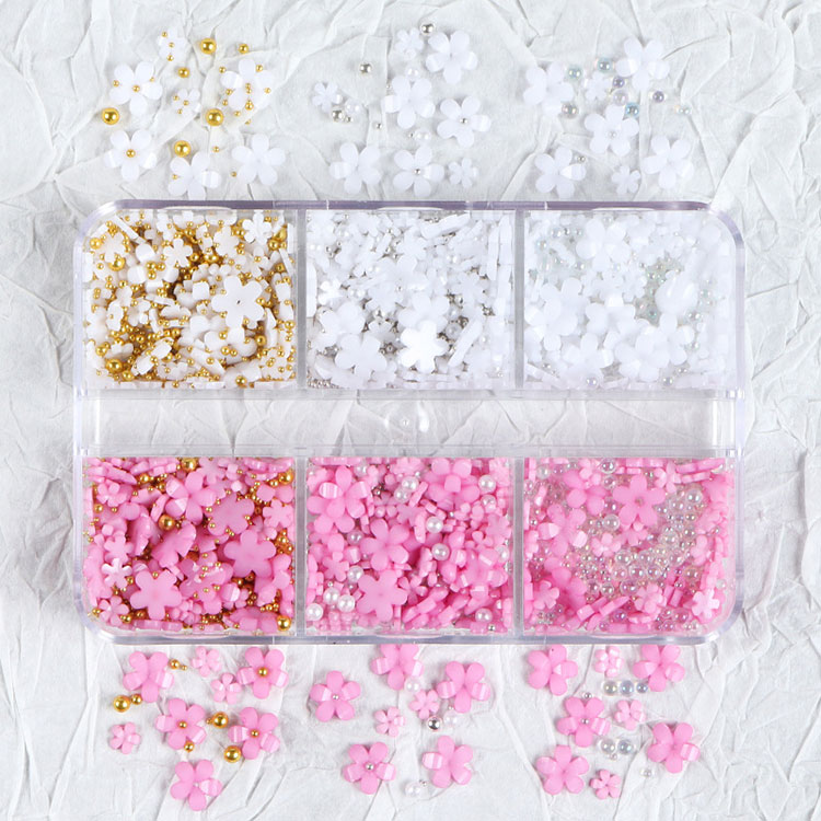 Ver Nail Art Supplies Cherry Blossom cum Margaritis Manicure DIY Nail Decorations