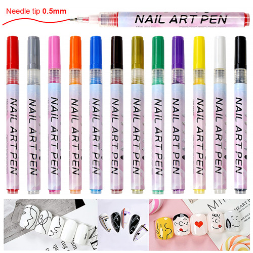 IMPERVIUS Plastic 0.5mm Nail Pen Manicure Tools